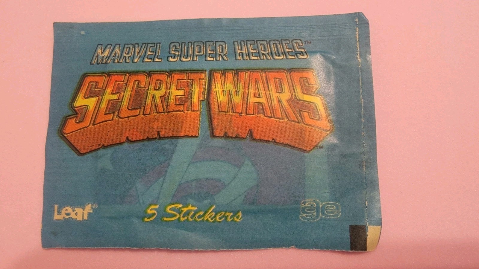 1984 Leaf Marvel Super Heroes Secret Wars Sticker Pack Sealed Rookie Doom? Hulk? 1984 Leaf Marvel Super Heroes Secret Wars Sticker Pack Sealed Rookie Doom? Hulk?