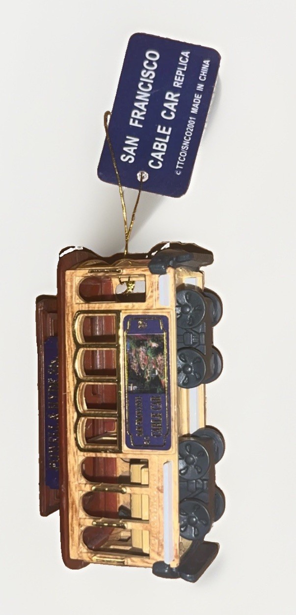 Vintage San Francisco Cable Car Powell & Hyde 39 & Eiffel Tower Souvenirs Vintage San Francisco Cable Car Powell & Hyde 39 & Eiffel Tower Souvenirs