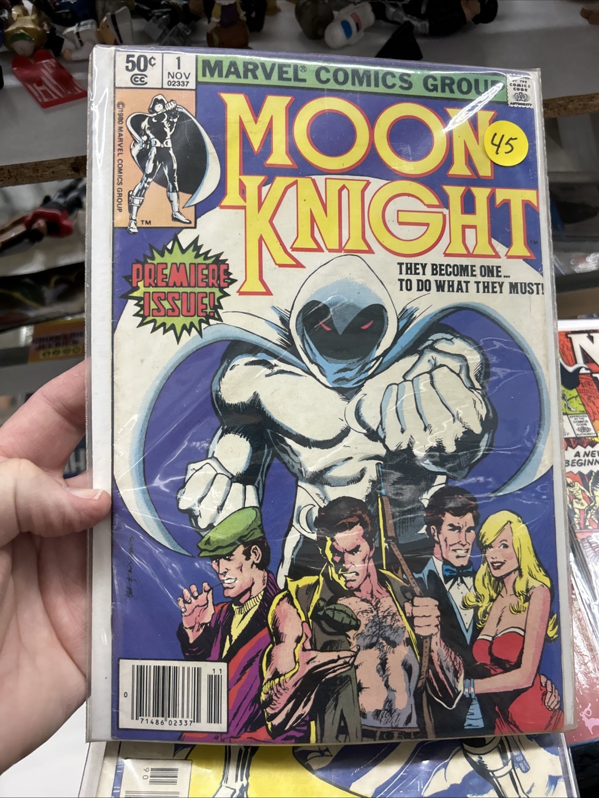 moon knight lot includes 1,2 and marvel spotlight plus plus moon knight lot includes 1,2 and marvel spotlight plus plus