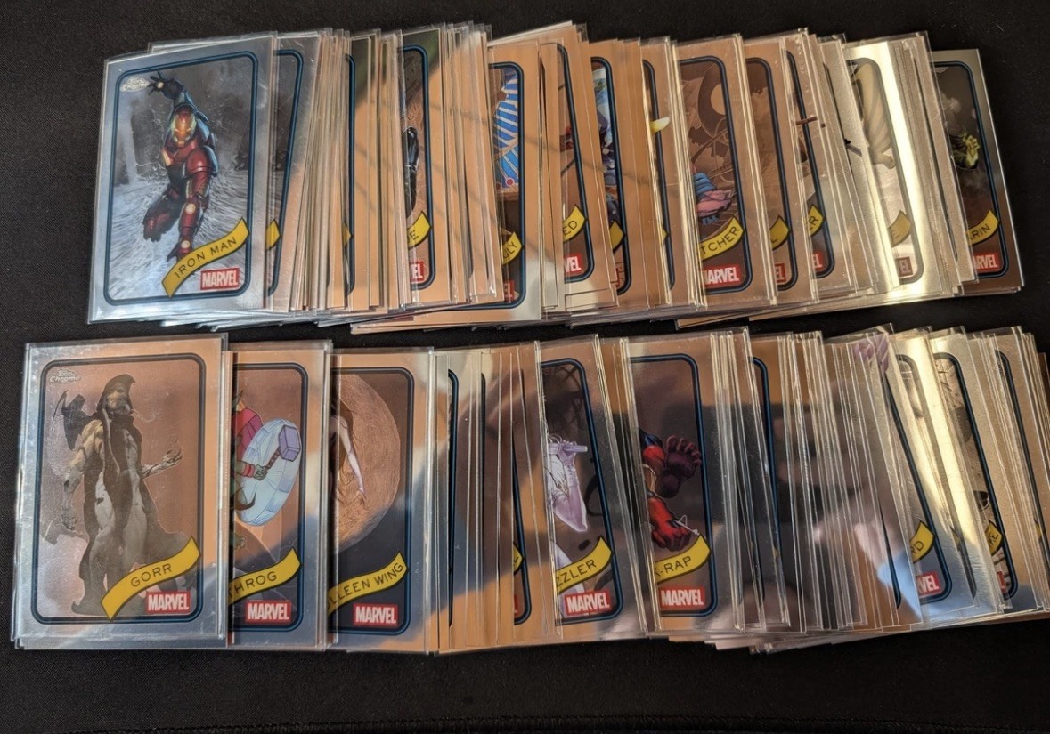 2025 Topps Chrome Marvel Complete Base full Set 2025 Topps Chrome Marvel Complete Base full Set