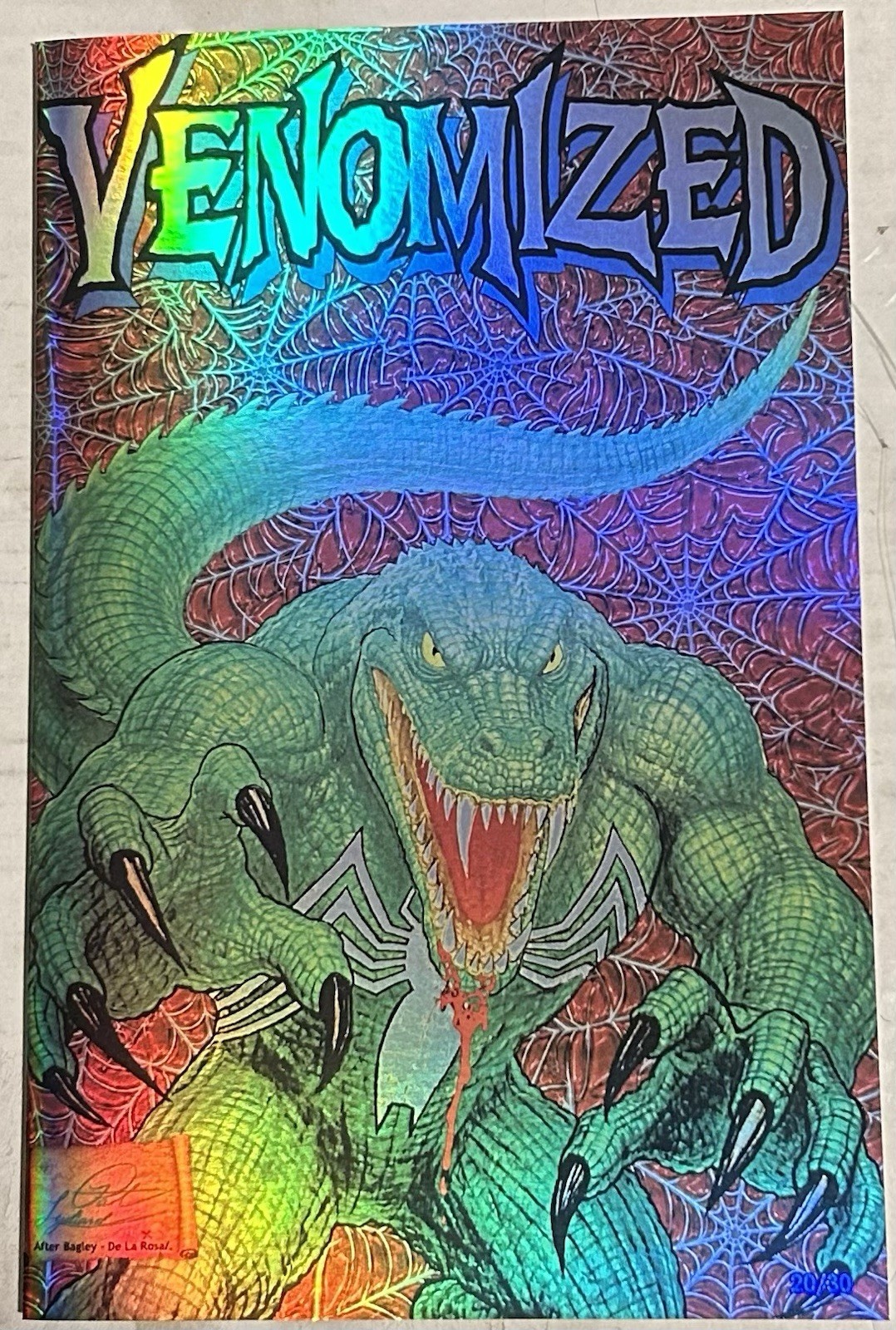 Sam De La Rosa Tribute “Venomized Gator” Ocala Comic Con EXCLUSIVE #20 of 30
