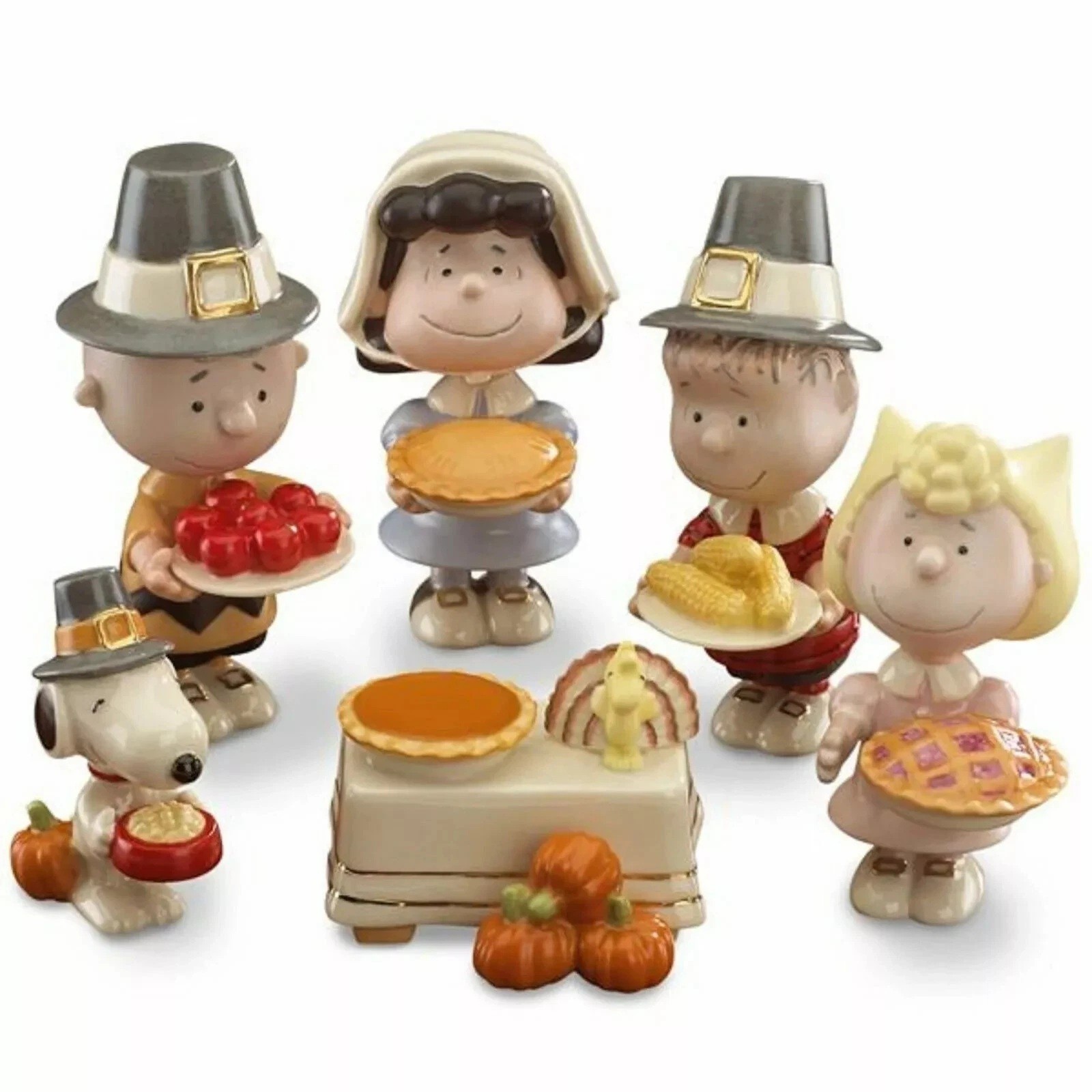 Lenox Peanuts Thanksgiving 6-Piece Figurine Set Snoopy Charlie Lucy 2026 Lenox Peanuts Thanksgiving 6-Piece Figurine Set Snoopy Charlie Lucy 2026