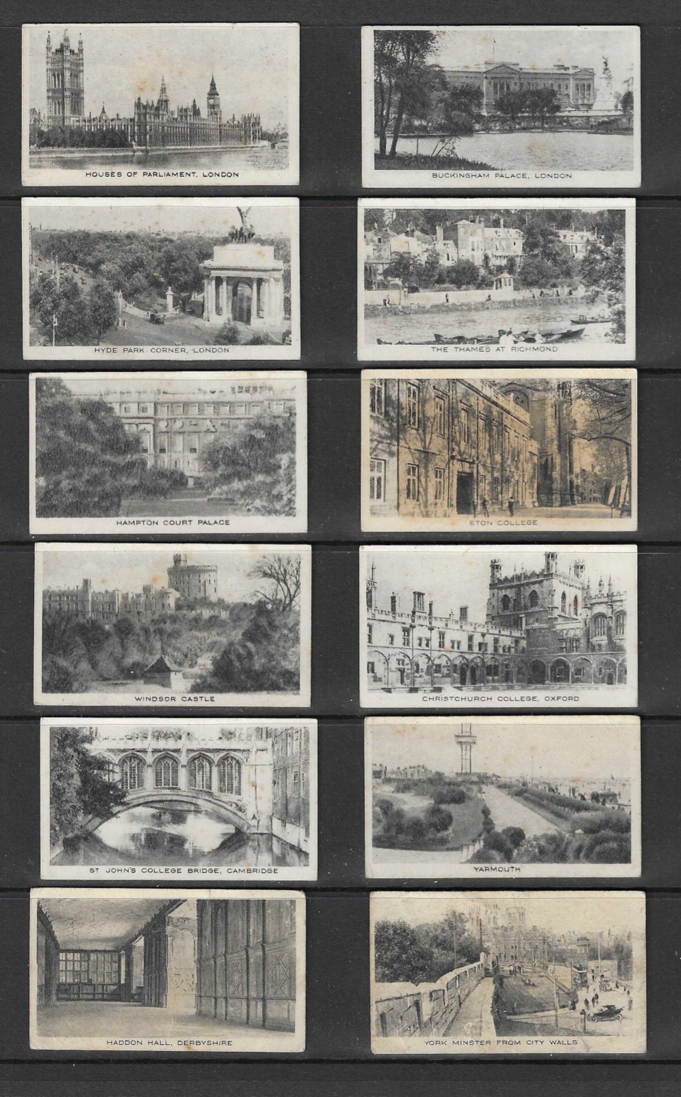 Major Drapkin 1929 AROUND BRITAIN set cigarette cards (AB2)