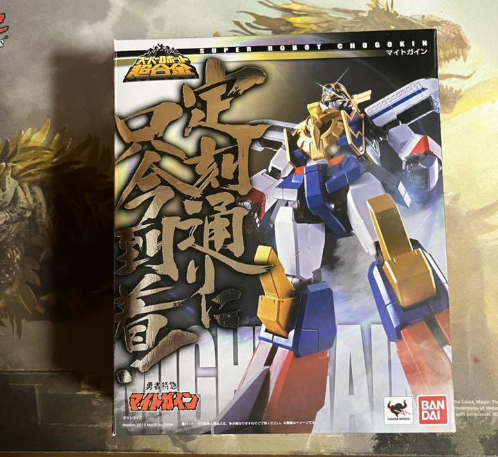 Super Robot Chogokin Might Gaine Figure Brave Express Bandai Japan Import Super Robot Chogokin Might Gaine Figure Brave Express Bandai Japan Import