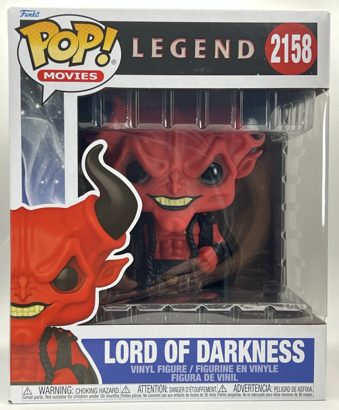 Funko Pop Lord of Darkness #2158 Legend 6" SUPER Vinyl + PROTECTOR Case Funko Pop Lord of Darkness #2158 Legend 6" SUPER Vinyl + PROTECTOR Case