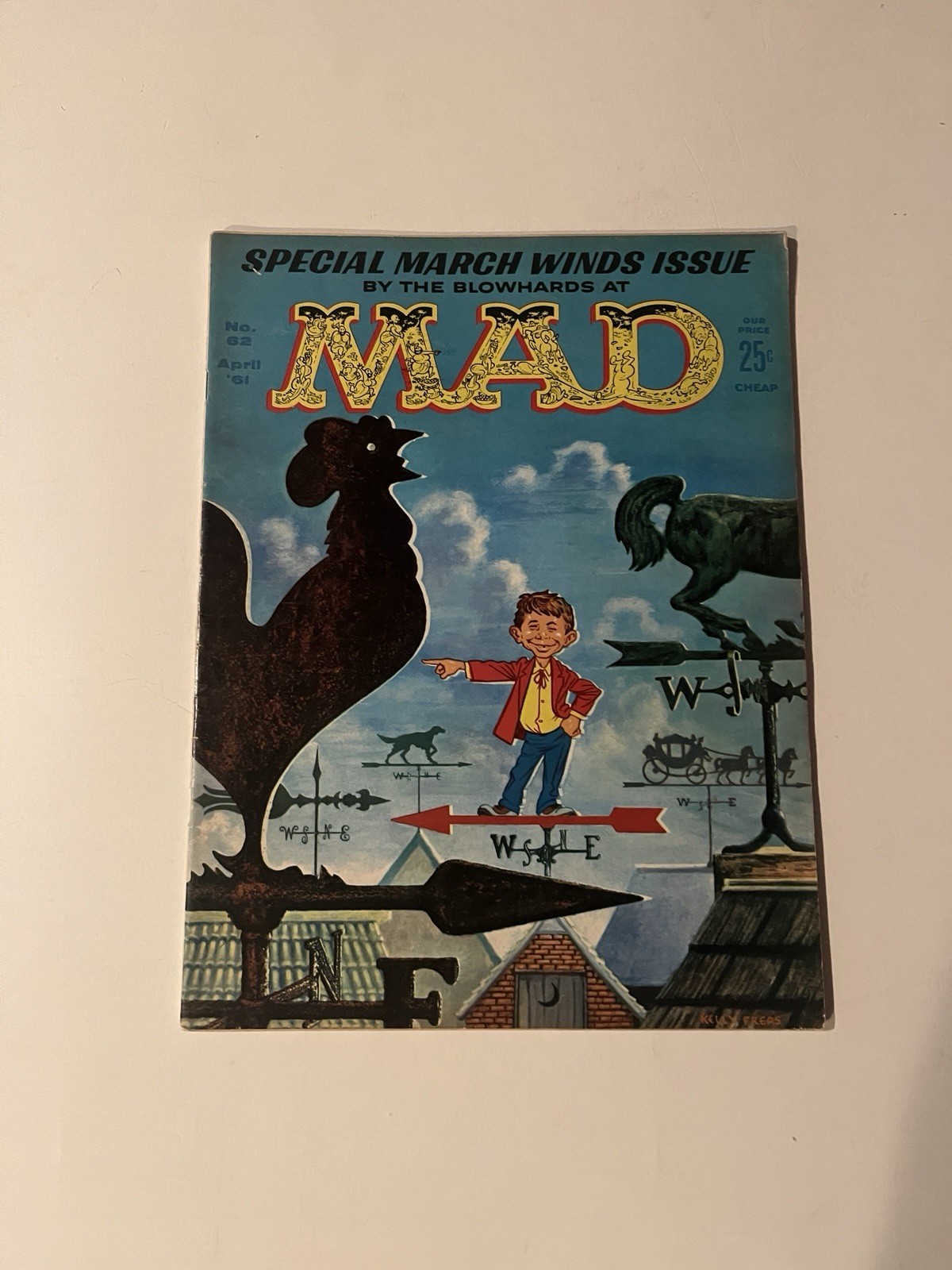 Mad Magazine Special March Winds Issue No 62 - April 1961 - 25 Cent Cheap Mad Magazine Special March Winds Issue No 62 - April 1961 - 25 Cent Cheap