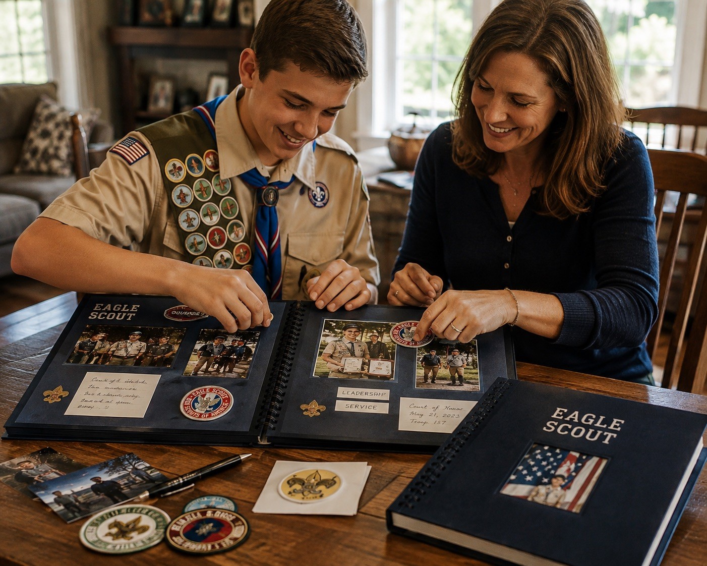 BSA Eagle Scout Scrapbook 12x12 K&Company Boy Scouts NEW SEALED 2005 BSA Eagle Scout Scrapbook 12x12 K&Company Boy Scouts NEW SEALED 2005