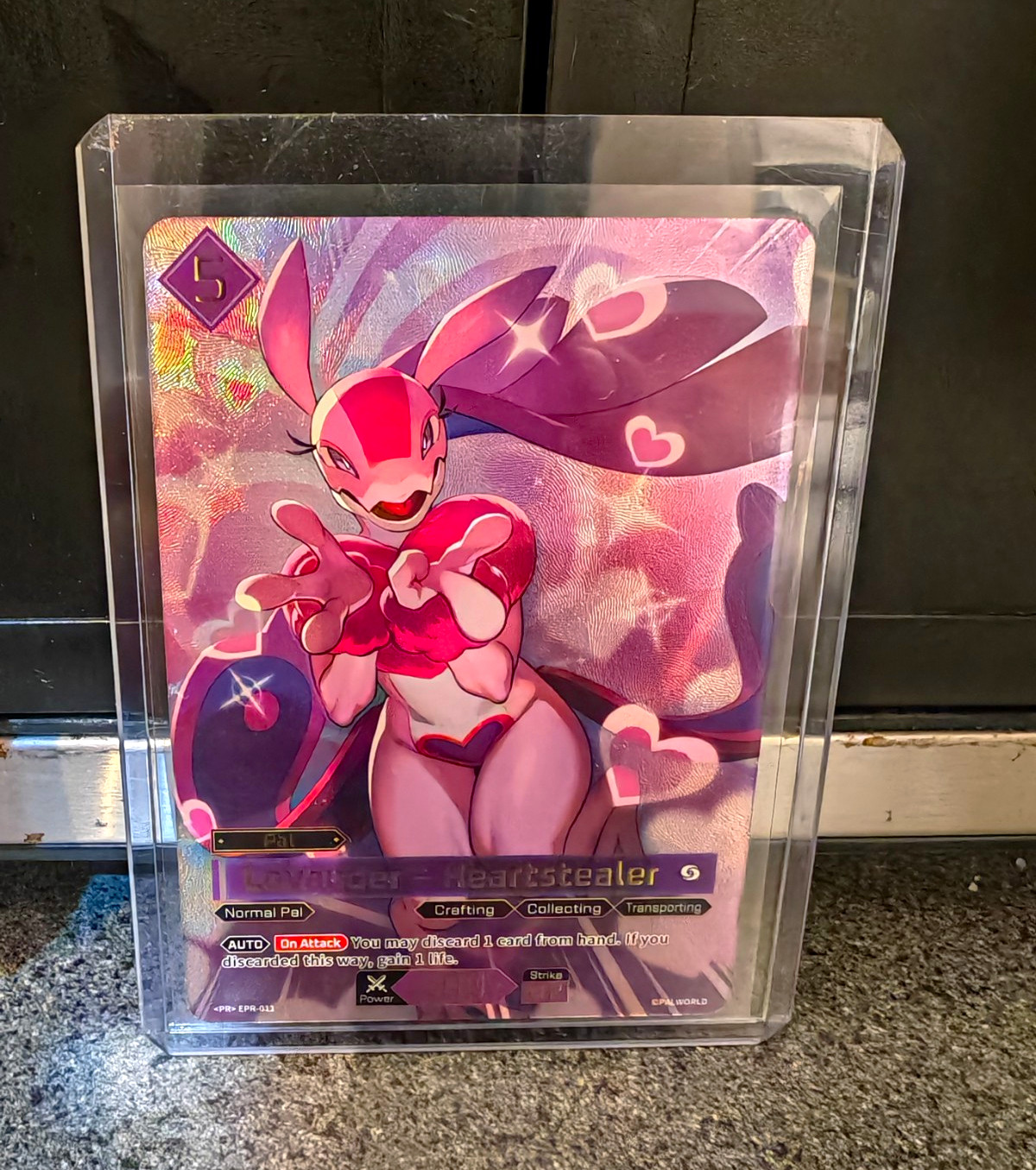 Palworld OCG Lovander, Heartstealer Full Art Tournament EPR 013 WORLD English