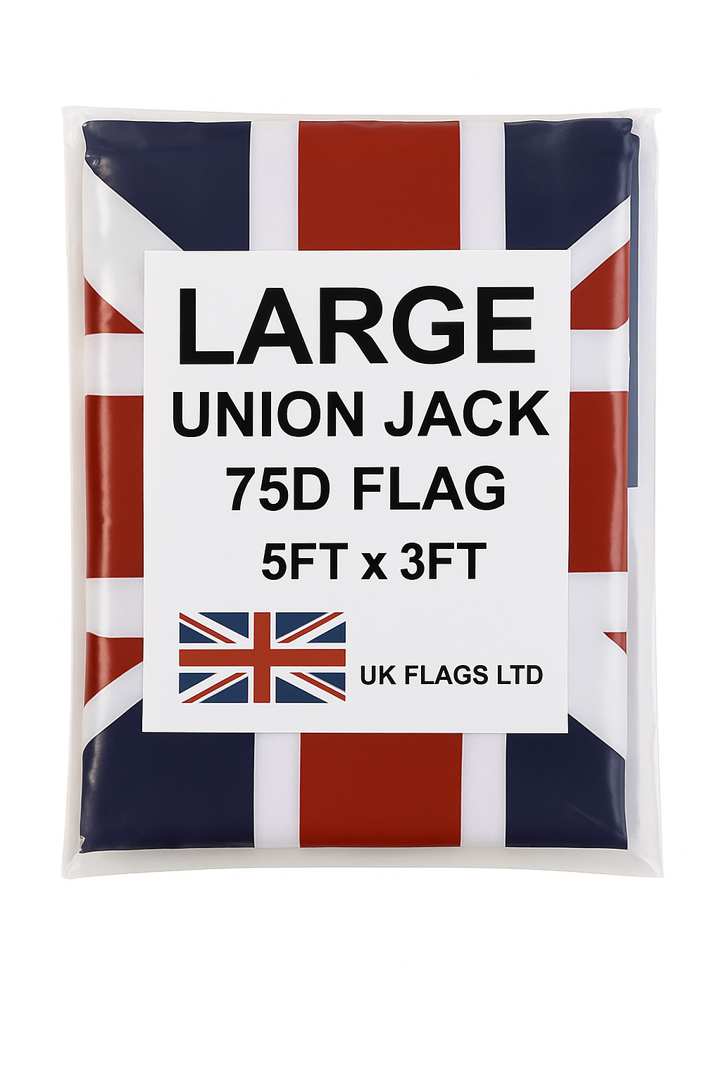 Union Jack UK Flag 5ft x 3ft Great Britain UK Double Stitched Edge FAST DESPATCH Union Jack UK Flag 5ft x 3ft Great Britain UK Double Stitched Edge FAST DESPATCH