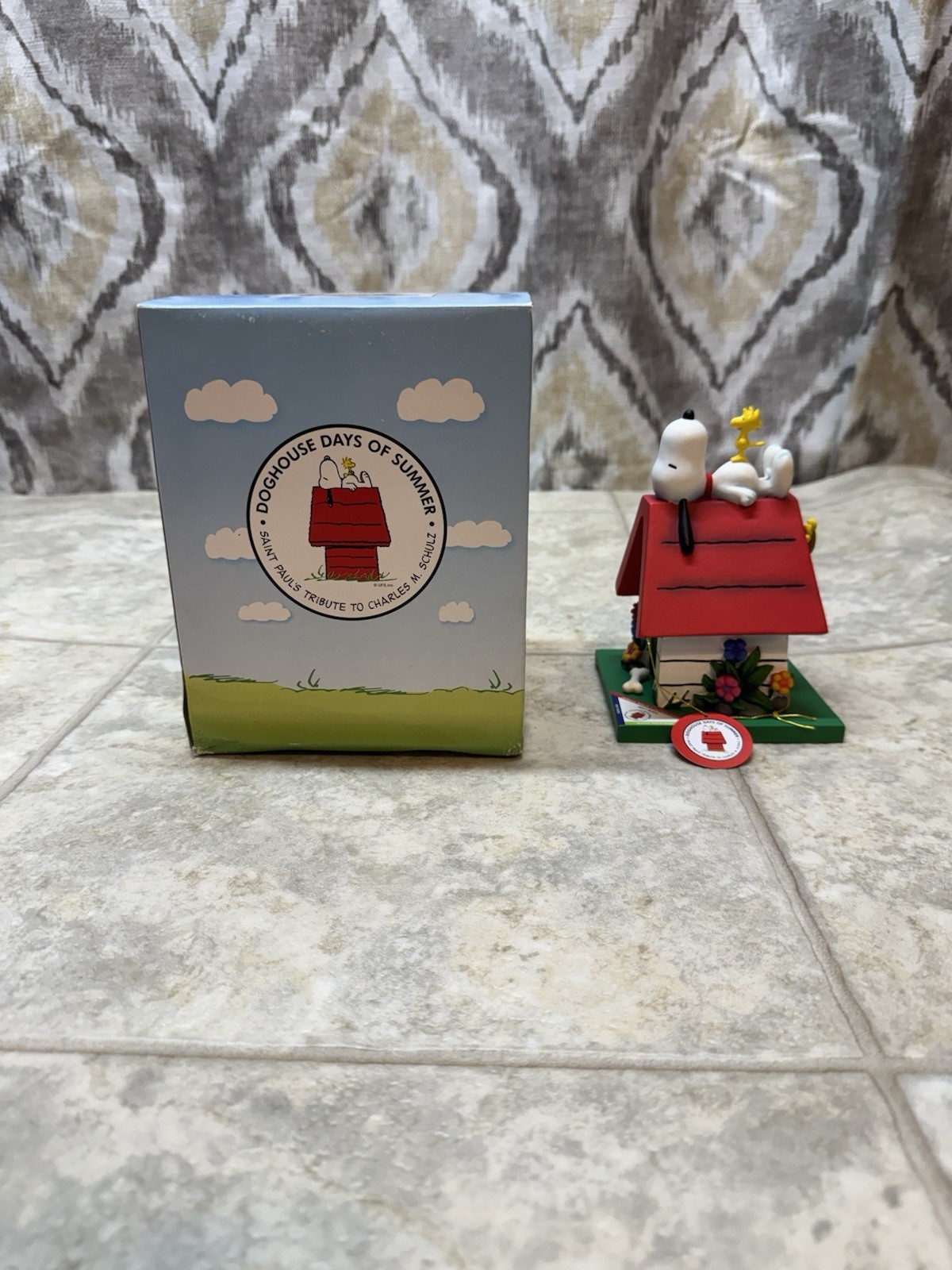 RARE Snoopy Peanuts Westland Doghouse Days of Summer Best Buds # 8638 RARE Snoopy Peanuts Westland Doghouse Days of Summer Best Buds # 8638