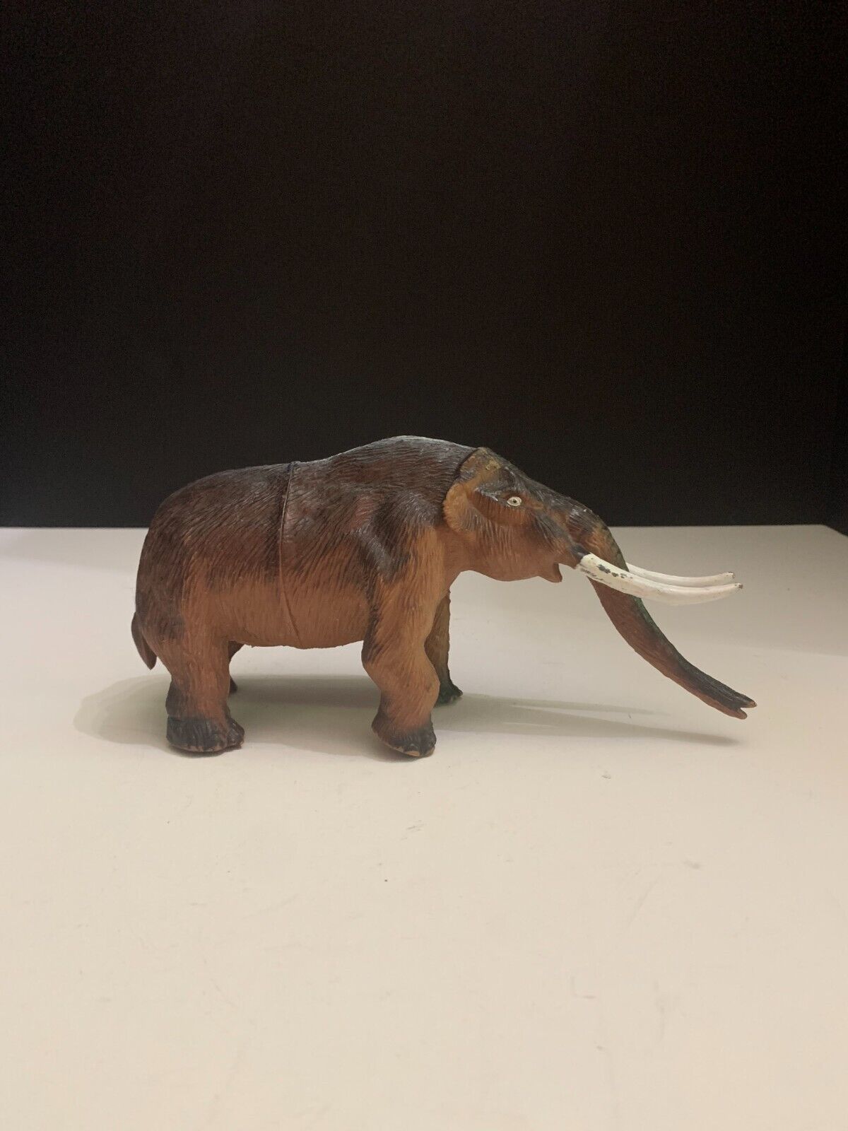 Vintage 1989 Imperial Rubber Woolly Mammoth Figure