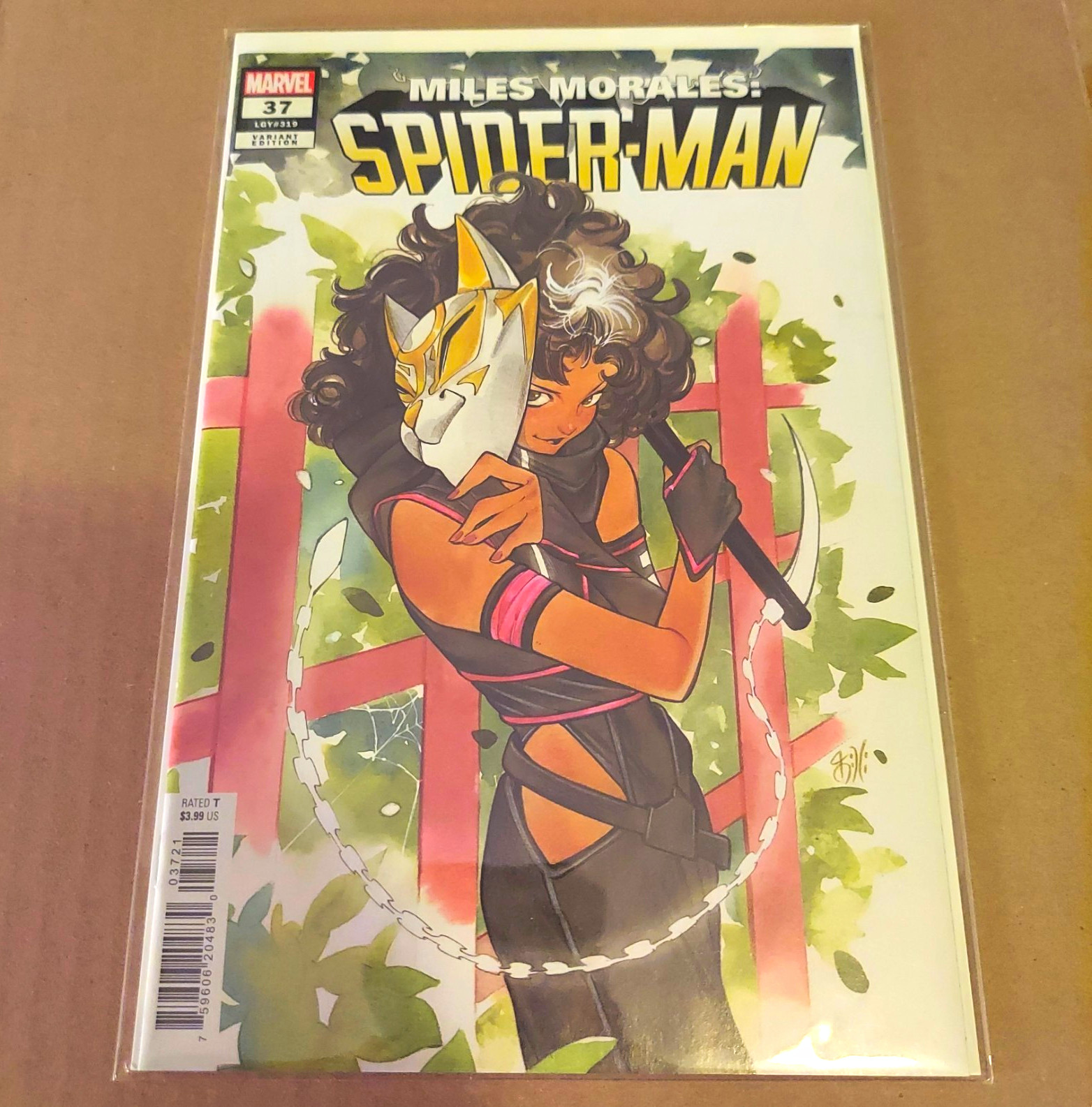 Marvel Miles Morales: Spider-Man #37 (2025) Peach Momoko Variant Cover Marvel Miles Morales: Spider-Man #37 (2025) Peach Momoko Variant Cover