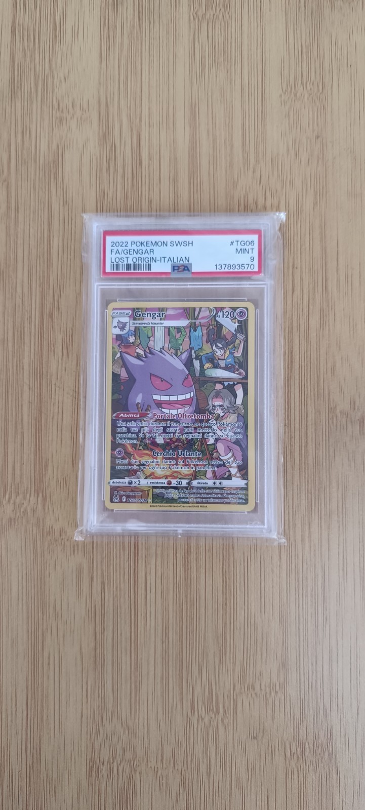 Pokemon Gengar TG06 PSA 9 Mint Italian Card - Rare Collectible Pokemon Gengar TG06 PSA 9 Mint Italian Card - Rare Collectible