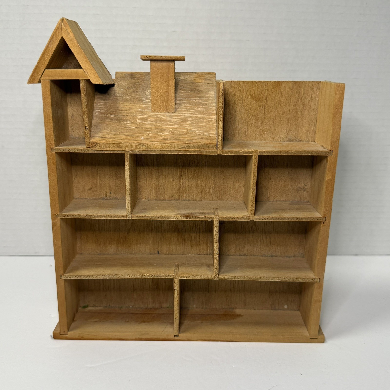 Wooden Trinket Shelf Vintage Small House Rustic Primitive Farmhouse Cottagecore Wooden Trinket Shelf Vintage Small House Rustic Primitive Farmhouse Cottagecore