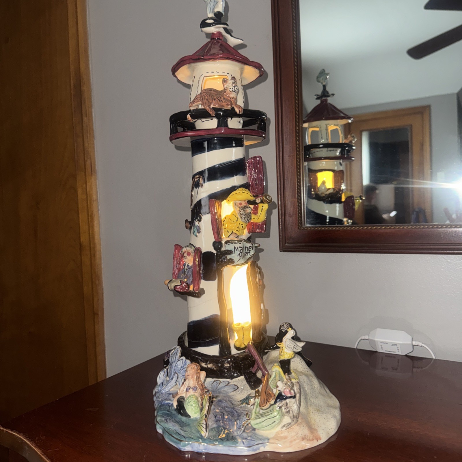 ULTRA RARE Blue Sky Clayworks Mariners Haven Lighthouse signed RETIRED ULTRA RARE Blue Sky Clayworks Mariners Haven Lighthouse signed RETIRED