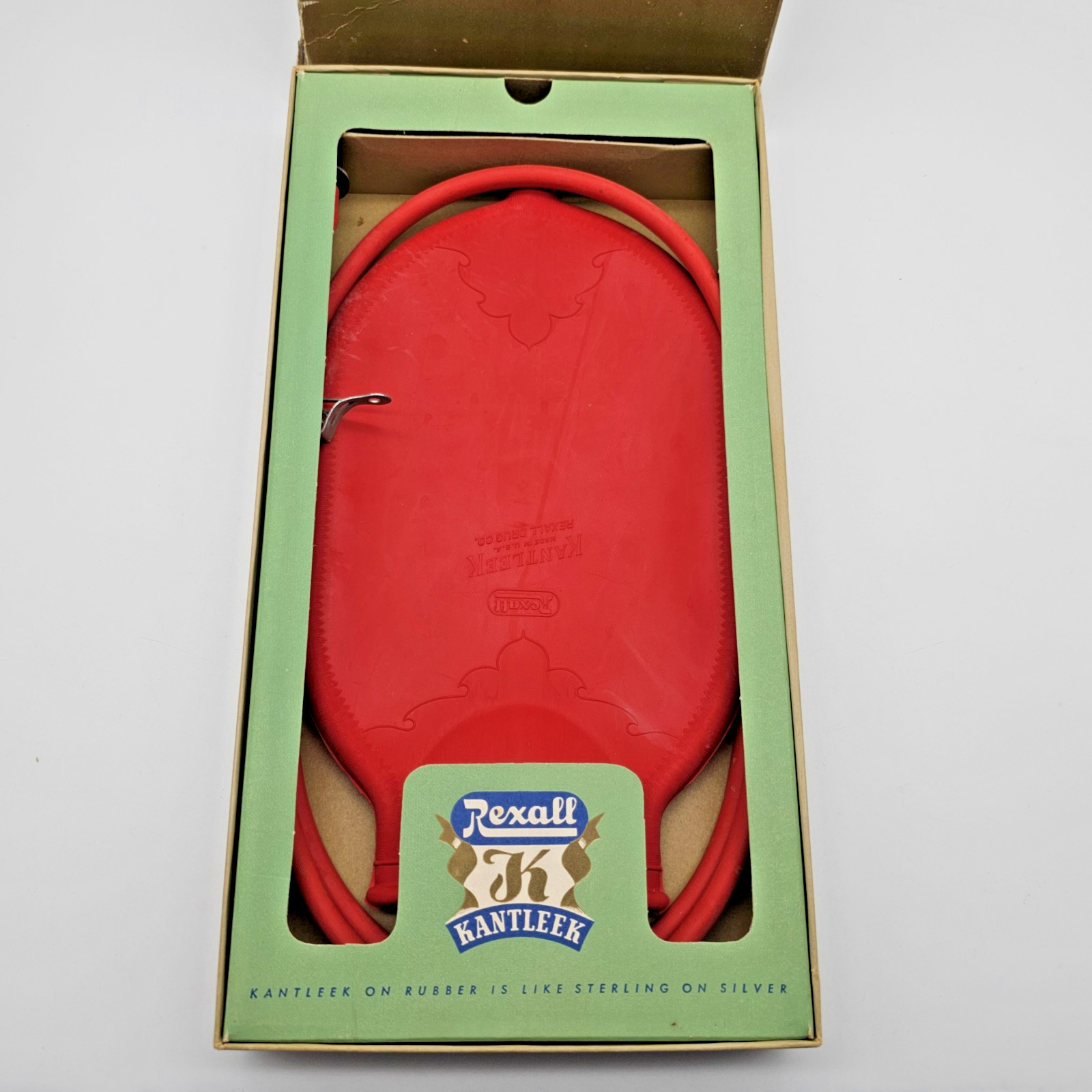 Rexall Kantleek Red Fountain Syringe Enema 2 Quart Capacity MCM Medical Vintage Rexall Kantleek Red Fountain Syringe Enema 2 Quart Capacity MCM Medical Vintage