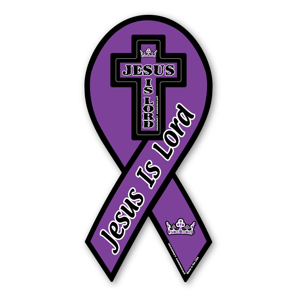 Jesus Is Lord Ribbon Magnet Jesus Is Lord Ribbon Magnet