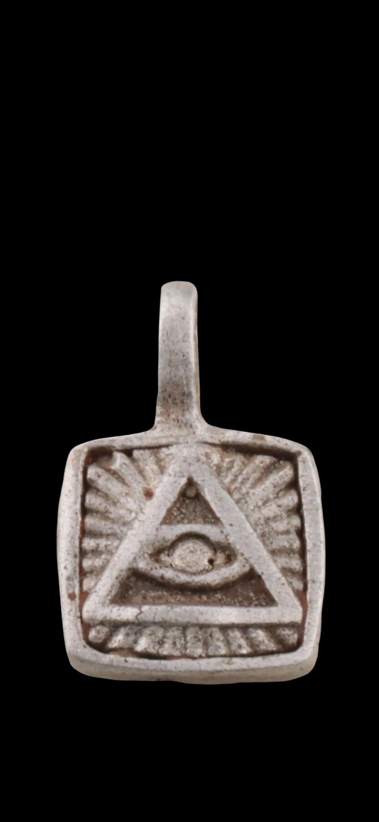 Antique Ww1 Ww2 Era Central Europe Masonic Pendant 800 Silver Mason Eye Antique Ww1 Ww2 Era Central Europe Masonic Pendant 800 Silver Mason Eye