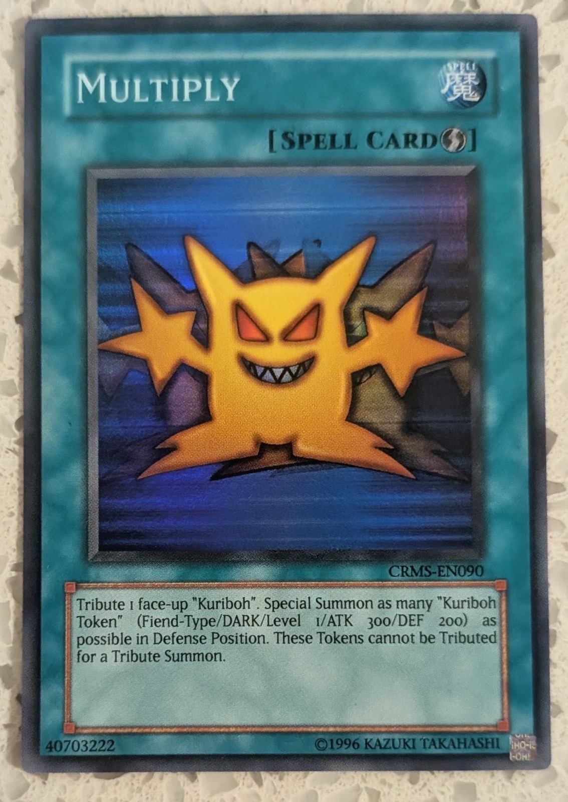 Yugioh Multiply CRMS-ENO90 Super Rare LP Yugioh Multiply CRMS-ENO90 Super Rare LP