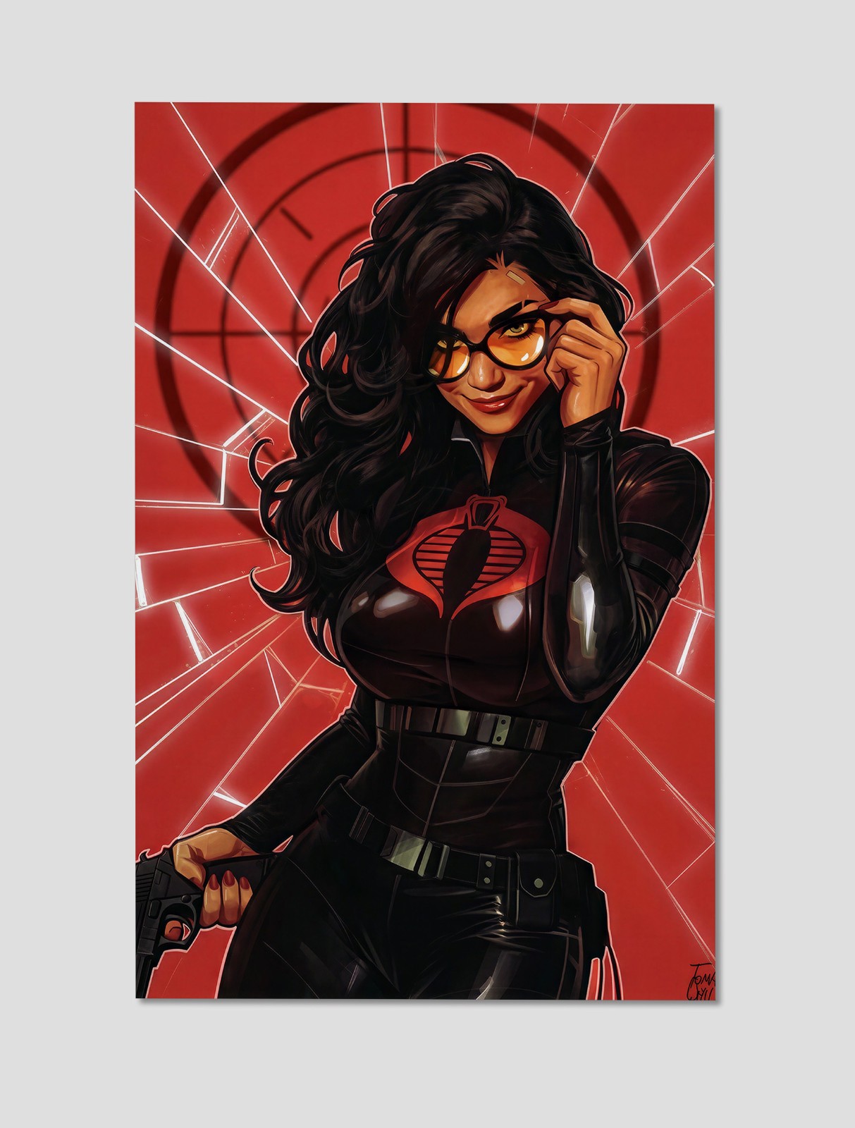 G.I. Joe A Real American Hero #330 Baroness Premium Print Poster 11x17 Wall Art