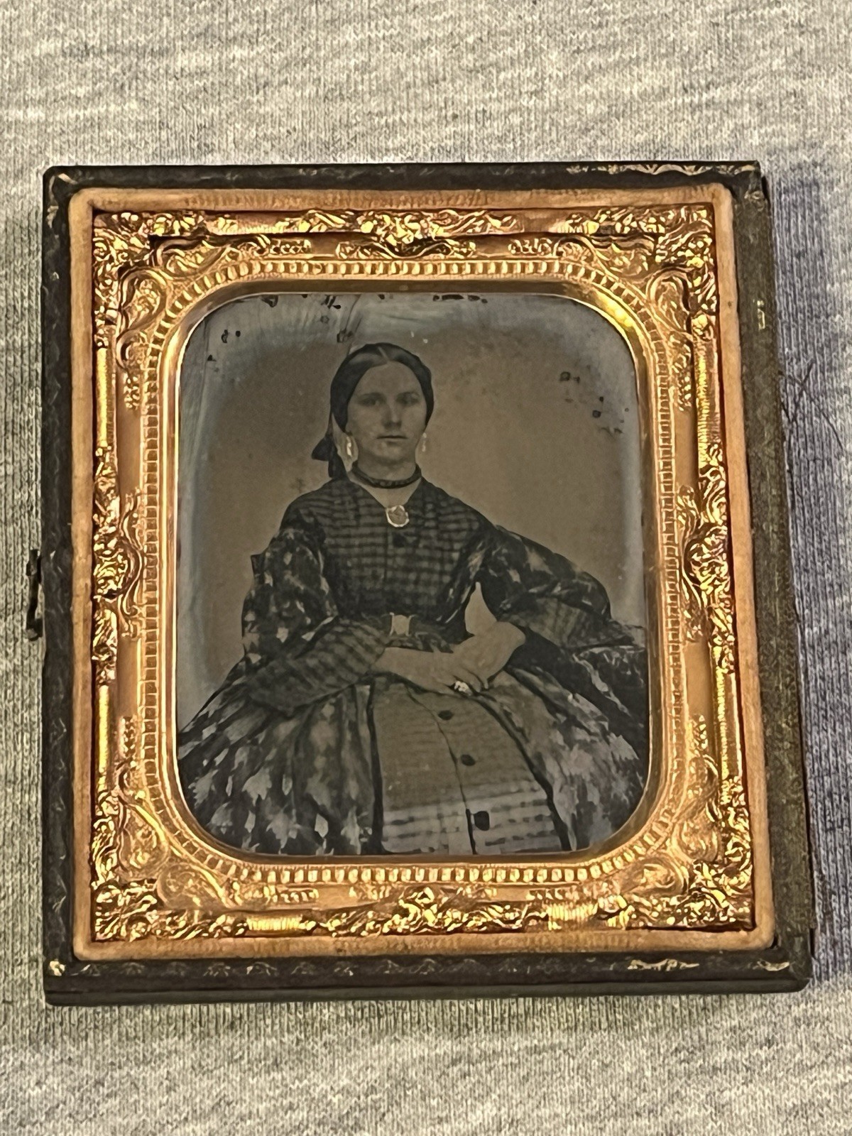 Wonderful 1860s Ambrotype Of a Beautiful  Woman. Excellent Civil War Bride?
