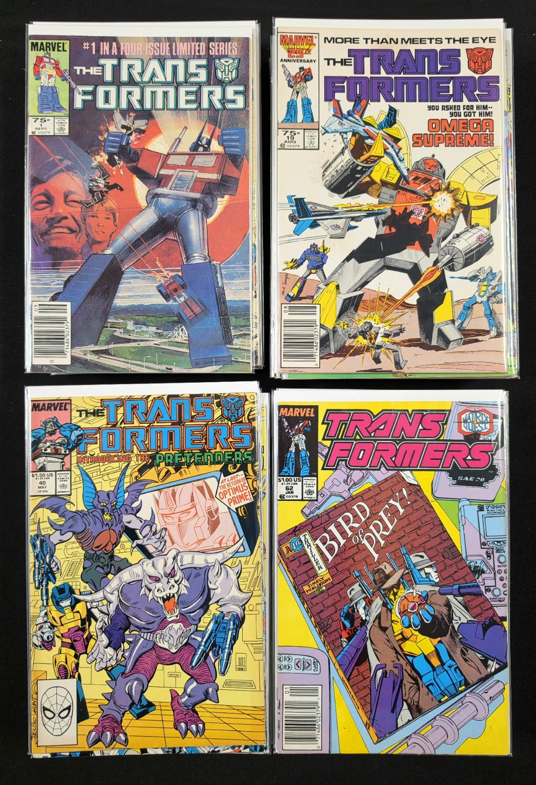 Transformers #1-#80 Marvel Comics Complete Full Run 1984 Newsstand