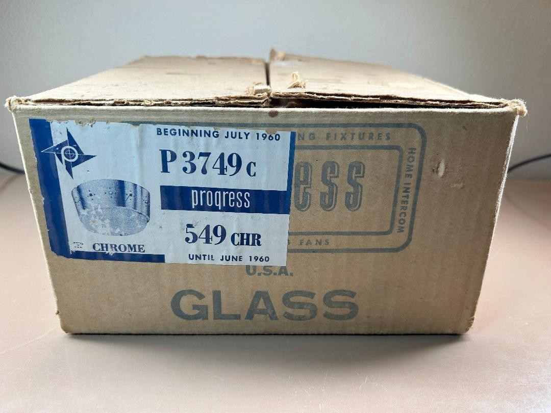 NOS VTG MCM Progress 1960 P3749c Chrome Starburst Ceiling Light Fixture Works NOS VTG MCM Progress 1960 P3749c Chrome Starburst Ceiling Light Fixture Works