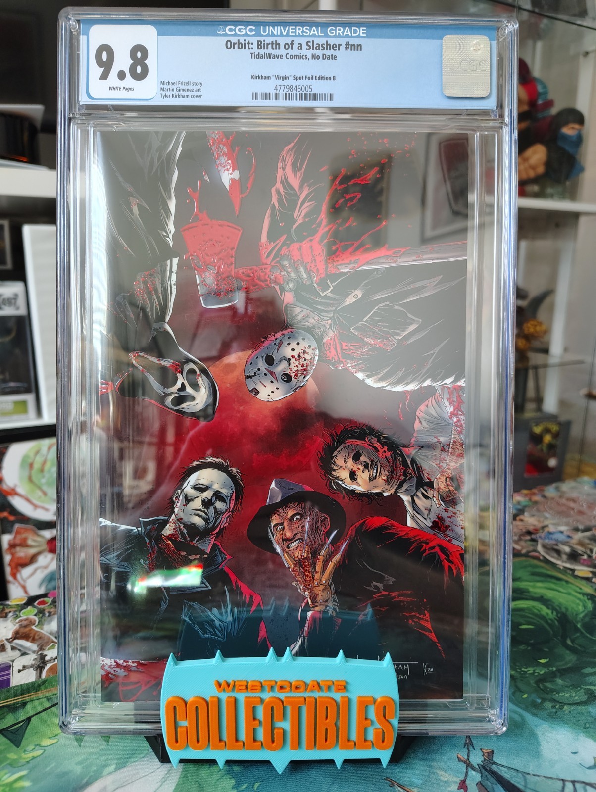 Birth of a Slasher CGC 9.8 Kirkham The Boys Homage Spot Foil NYCC 2025 LTD 25 Birth of a Slasher CGC 9.8 Kirkham The Boys Homage Spot Foil NYCC 2025 LTD 25