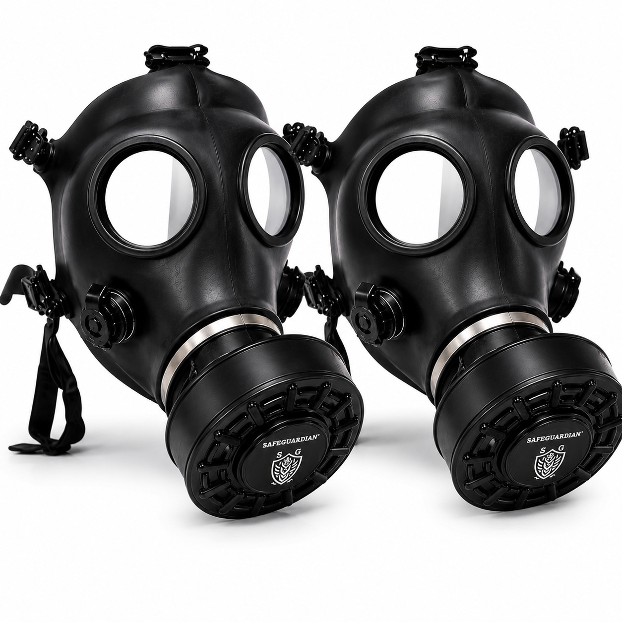 2 Pack Full Face Gas Mask Respirator NBC Filter Survival Prepper w/ Filter 2 Pack Full Face Gas Mask Respirator NBC Filter Survival Prepper w/ Filter