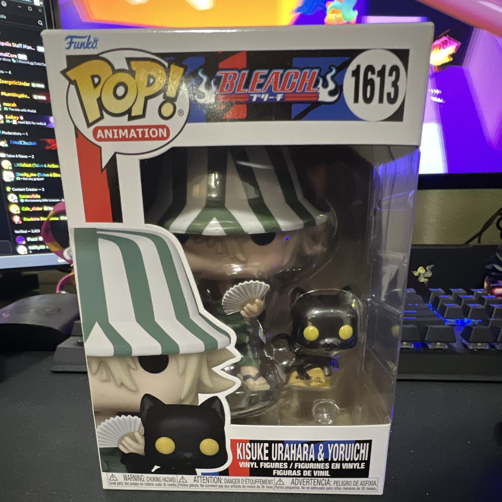 Funko Pop Animation: Kisuke Urahara Yoruichi #1613 Bleach Funko Pop Animation: Kisuke Urahara Yoruichi #1613 Bleach
