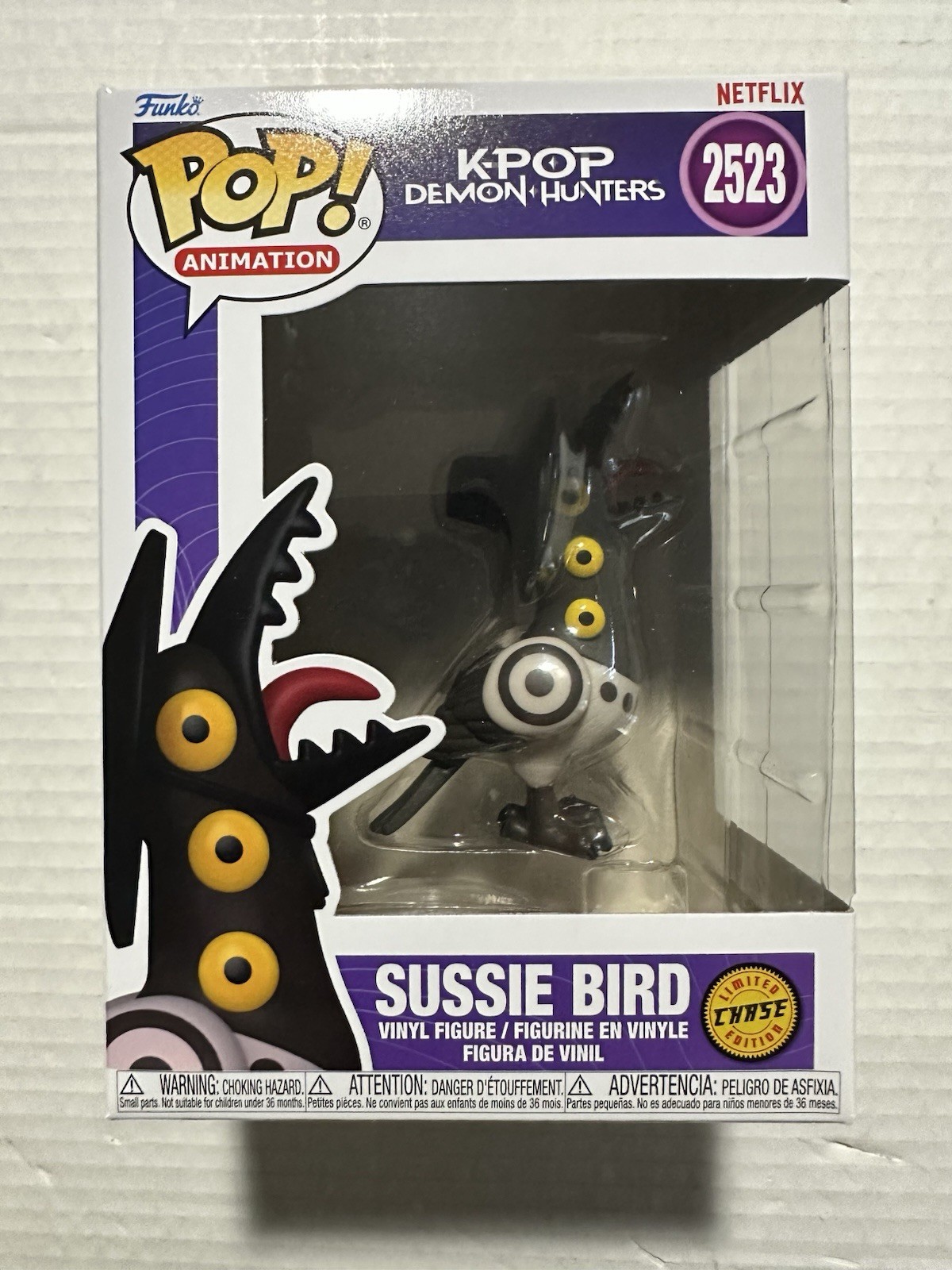 K-Pop Demon Hunters Sussie Bird 2523 Funko Pop 1/72 Mystery Chase BRAND NEW K-Pop Demon Hunters Sussie Bird 2523 Funko Pop 1/72 Mystery Chase BRAND NEW
