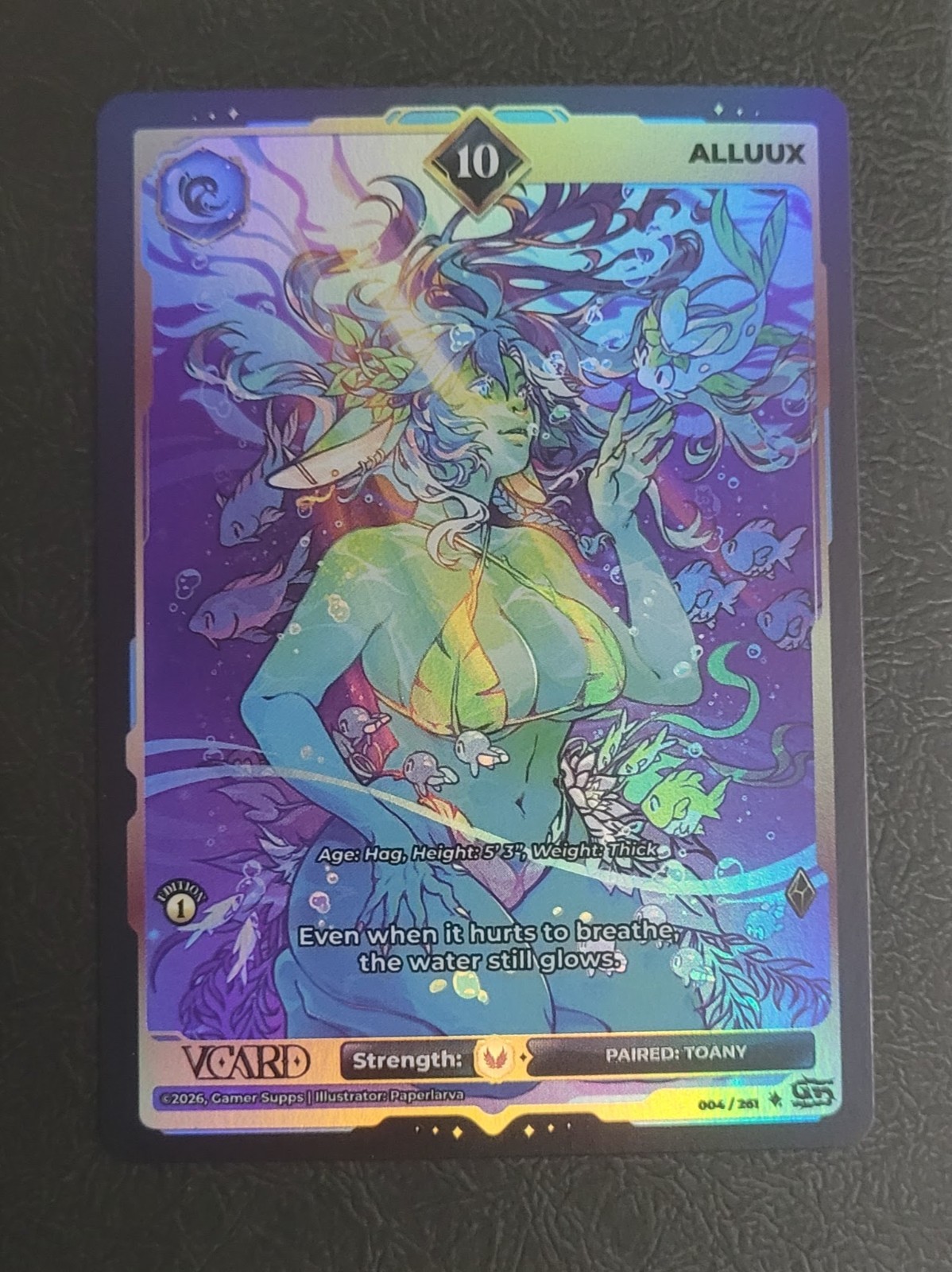 Vcard Fractured Paradox First Edition Ultra Rare Singles (Holo/Power Level 10's)