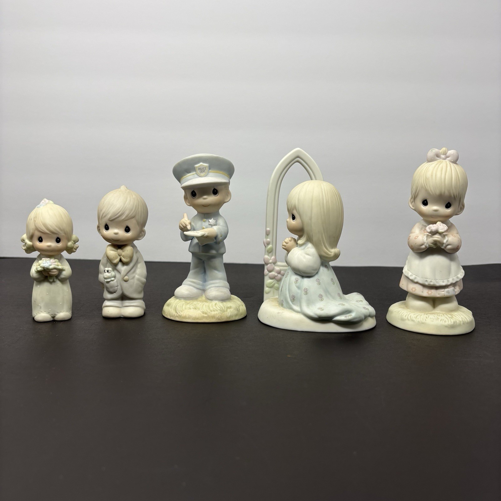 Vintage Precious Moments Enesco Figurines Lot of 6 Bridesmaid Police Wedding Vintage Precious Moments Enesco Figurines Lot of 6 Bridesmaid Police Wedding