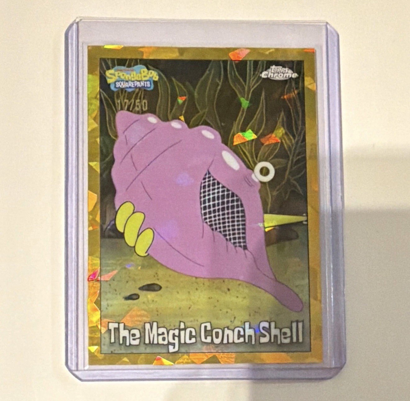 Topps Chrome 2025 SpongeBob SquarePants #193 The Magic Conch Shell 17/50 Topps Chrome 2025 SpongeBob SquarePants #193 The Magic Conch Shell 17/50