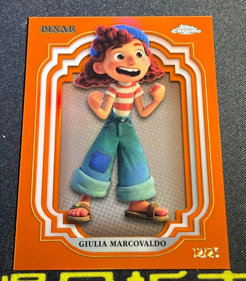 2024 Topps Chrome Disney Giulia Marcovaldo #12/25 Orange REFRACTOR 2024 Topps Chrome Disney Giulia Marcovaldo #12/25 Orange REFRACTOR