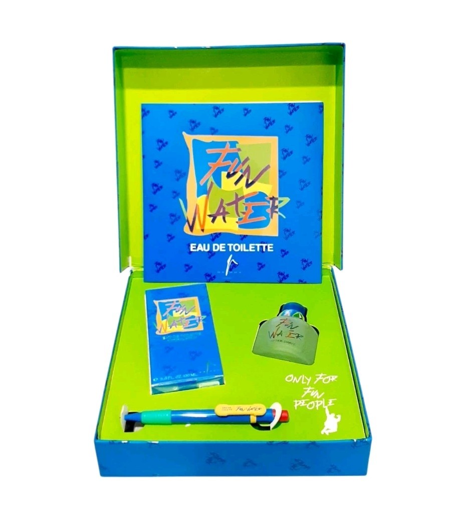 Vintage Fun Water Men's 3.4 oz Eau de Toilette & 1.7 oz After Shave Gift Set Vintage Fun Water Men's 3.4 oz Eau de Toilette & 1.7 oz After Shave Gift Set