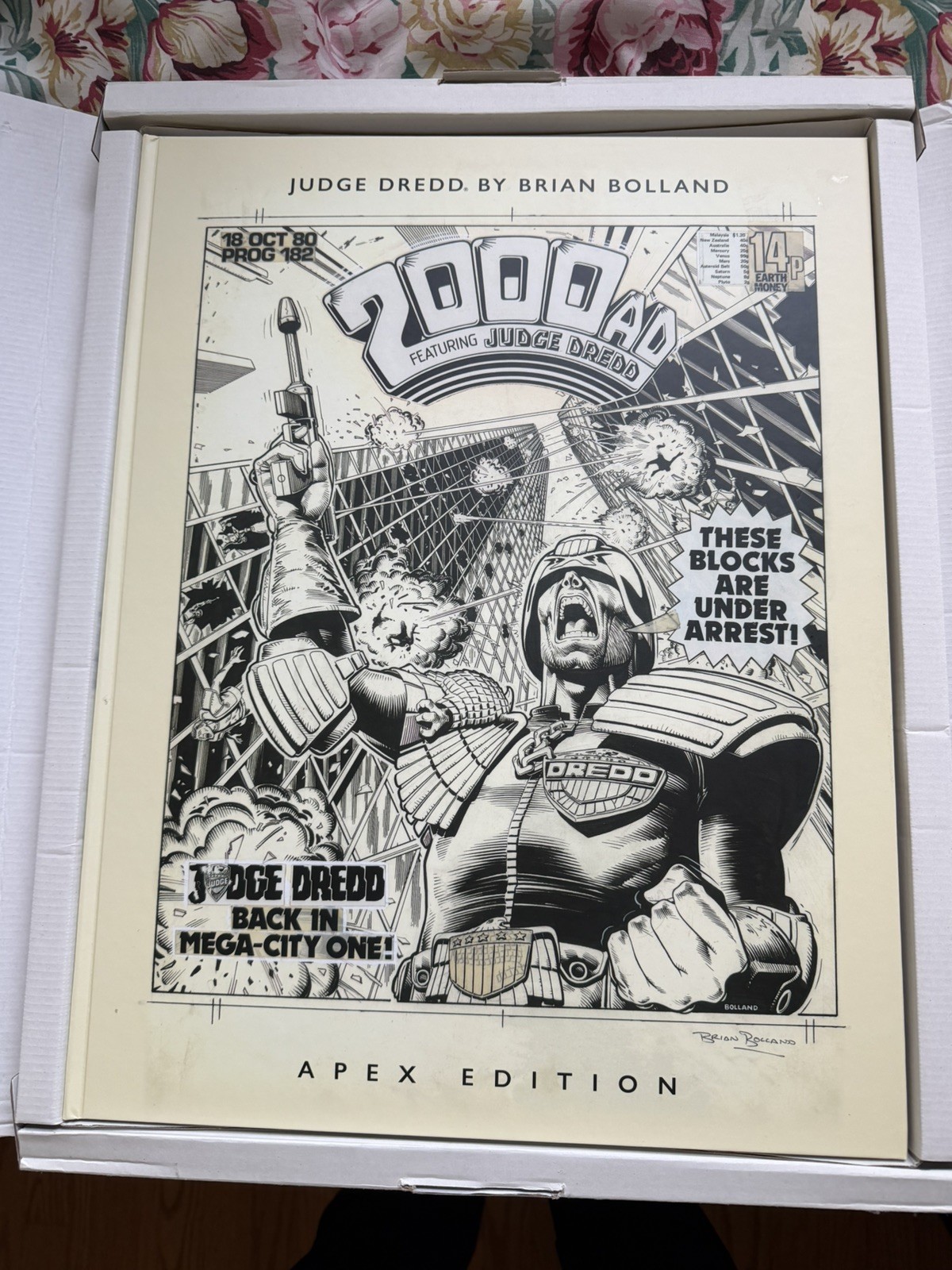 Judge Dredd By Brian Bolland Apex Edition Out Of Print 2022 Artist Edition HC Judge Dredd By Brian Bolland Apex Edition Out Of Print 2022 Artist Edition HC