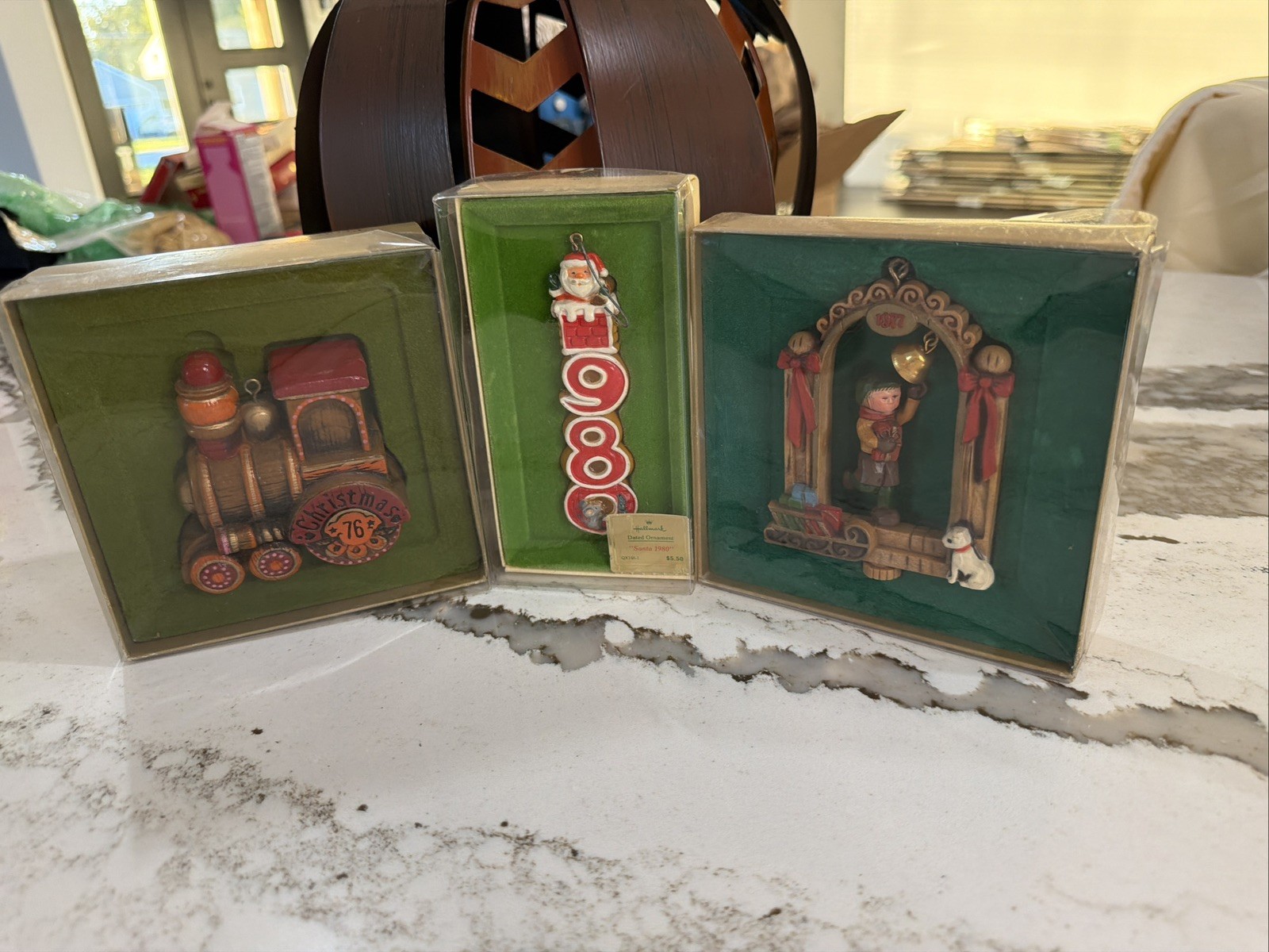 Vintage 1976& 1977 Hallmark Ornaments Original Boxes Vintage 1976& 1977 Hallmark Ornaments Original Boxes
