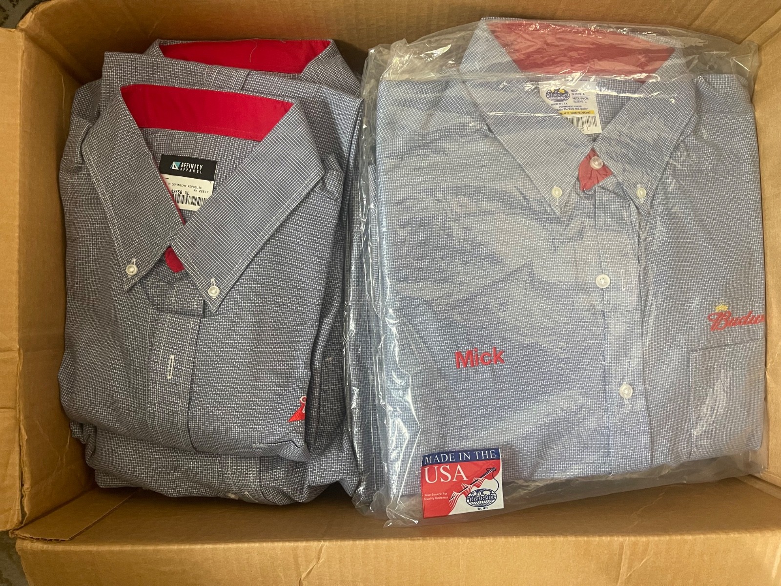 Vintage Budweiser Work Merchandise