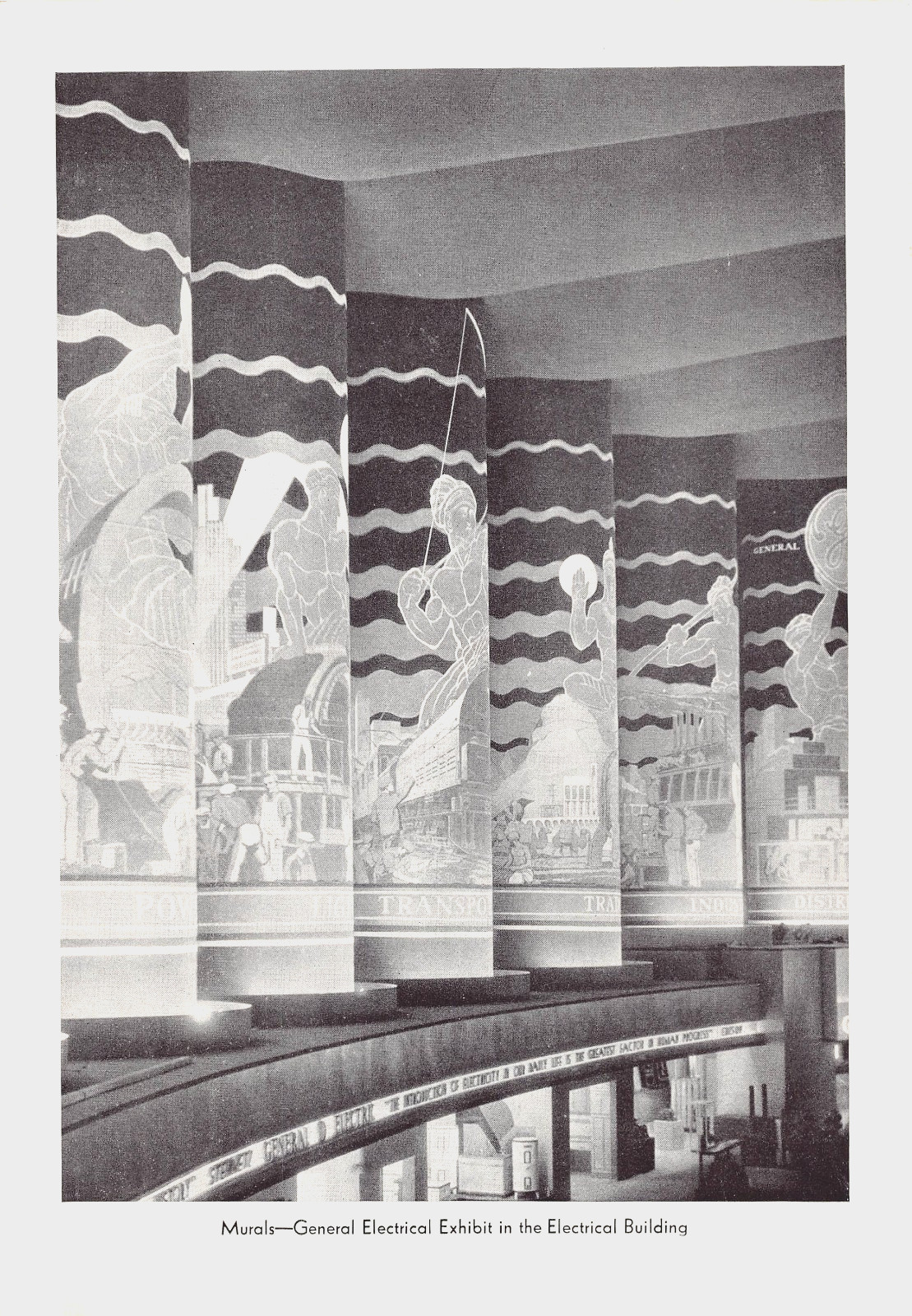 Murals From General Electrical Exhibition 1939 Worlds Fair Souvenir Book Excerpt Murals From General Electrical Exhibition 1939 Worlds Fair Souvenir Book Excerpt