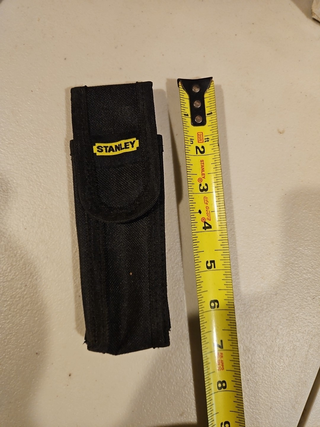 Stanley Nylon Knife / Tool Sheath, With Velco Cover And Belt Loop New Never Used Stanley Nylon Knife / Tool Sheath, With Velco Cover And Belt Loop New Never Used