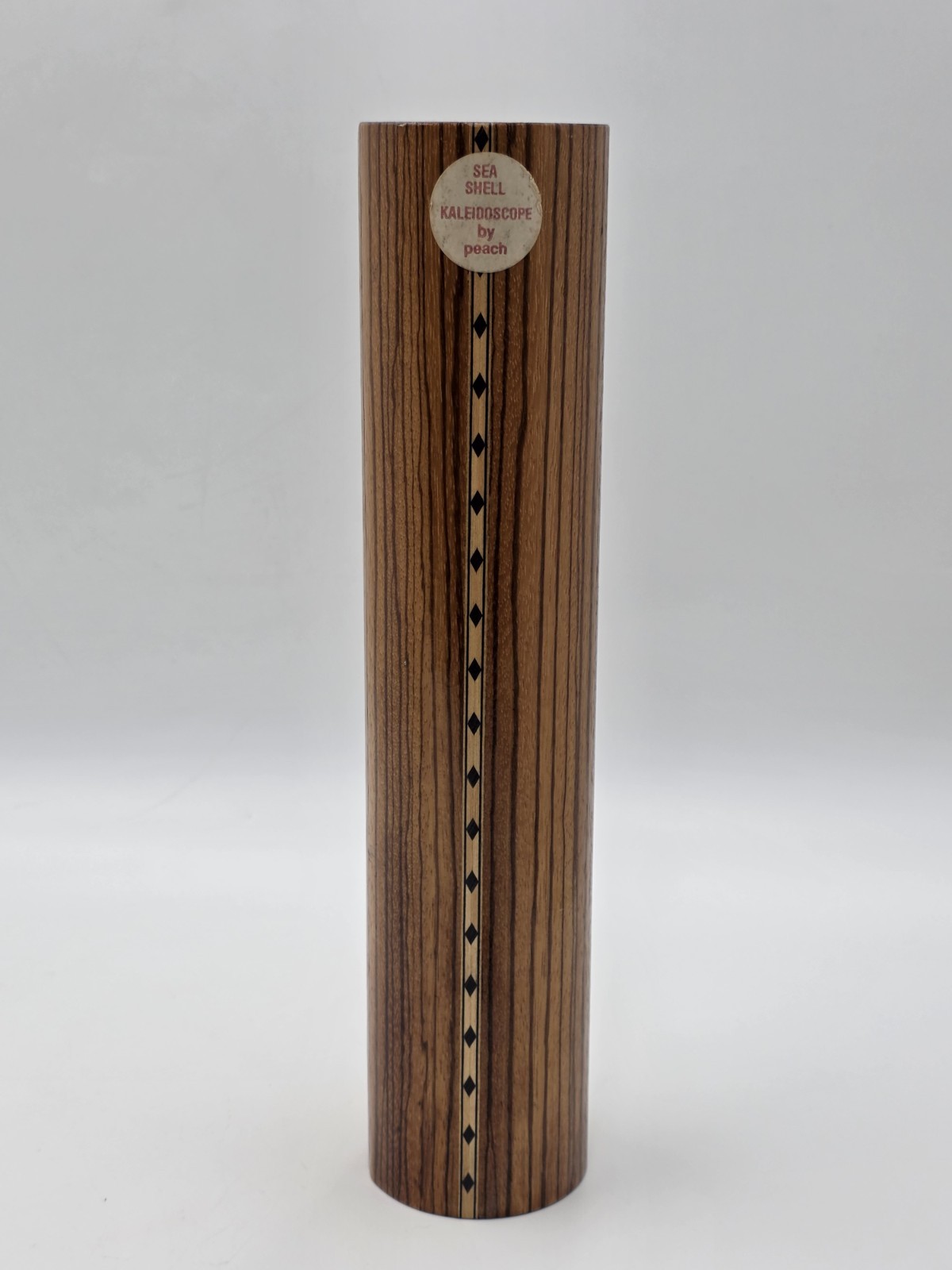 Vintage Collectible Wooden Kaleidoscope - Peach Reynolds 1981. Signed. 13 Inch Vintage Collectible Wooden Kaleidoscope - Peach Reynolds 1981. Signed. 13 Inch
