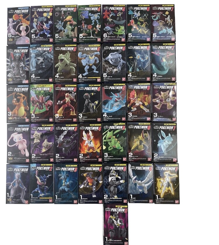 HUGE Pokemon Shodo Figure Lot 3" Inch Bandai FULL COLLECTION Vol 1 2 3 4 5 6 7 HUGE Pokemon Shodo Figure Lot 3" Inch Bandai FULL COLLECTION Vol 1 2 3 4 5 6 7