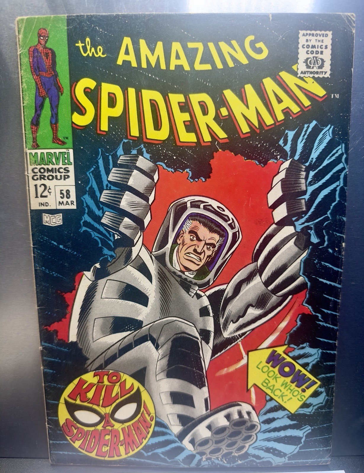 Amazing Spider-Man #58 March 1968 π KEY ISSUE π Est. VG Amazing Spider-Man #58 March 1968 π KEY ISSUE π Est. VG