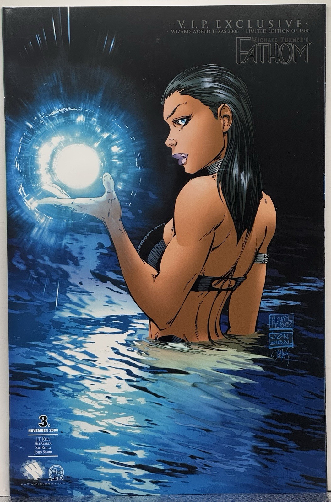Michael Turner’s Fathom # 3 Vip Exclusive VF/NM Cond Michael Turner’s Fathom # 3 Vip Exclusive VF/NM Cond