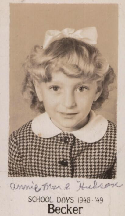 Vintage School Picture 1948-49 School Year Annie Mae Hudson Becker
