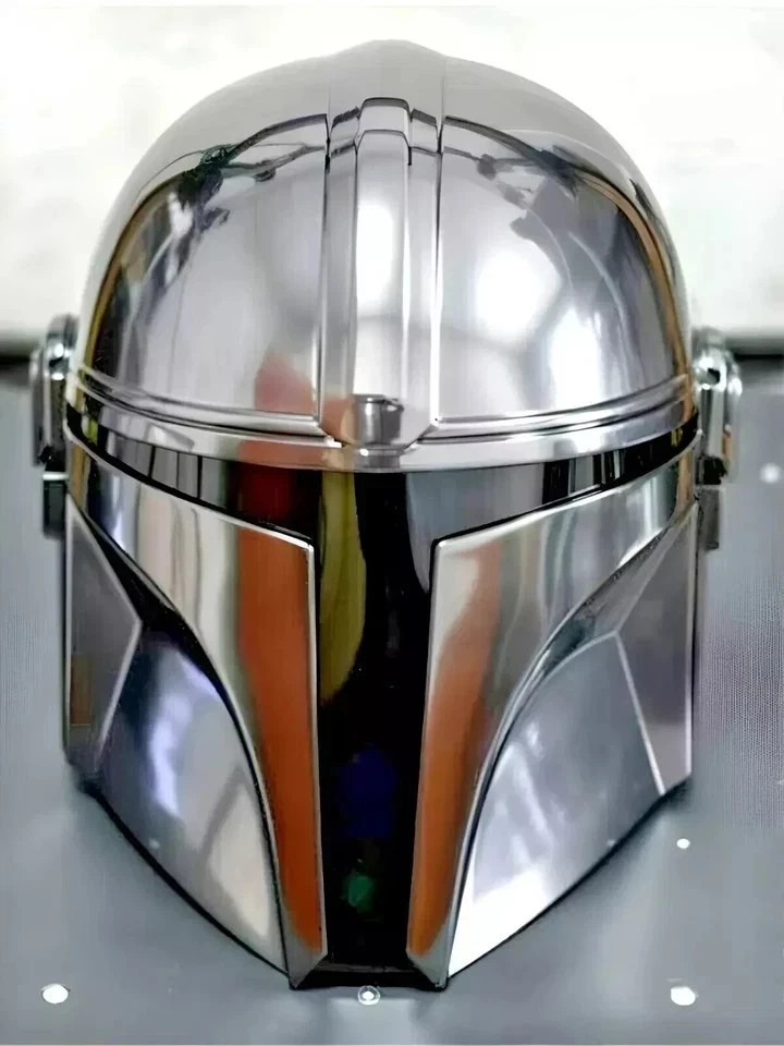 Medieval Steel Armor Helmet Mandalorian Helmet Star wars 1:1 Hard Helmet Replica Medieval Steel Armor Helmet Mandalorian Helmet Star wars 1:1 Hard Helmet Replica