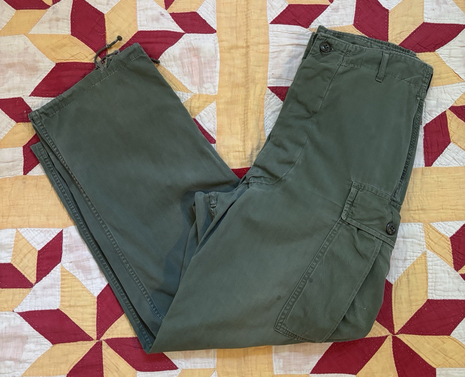 Vintage 60s US Army Jungle Pants 1st Pattern Small Regular Vietnam War AS IS Vintage 60s US Army Jungle Pants 1st Pattern Small Regular Vietnam War AS IS