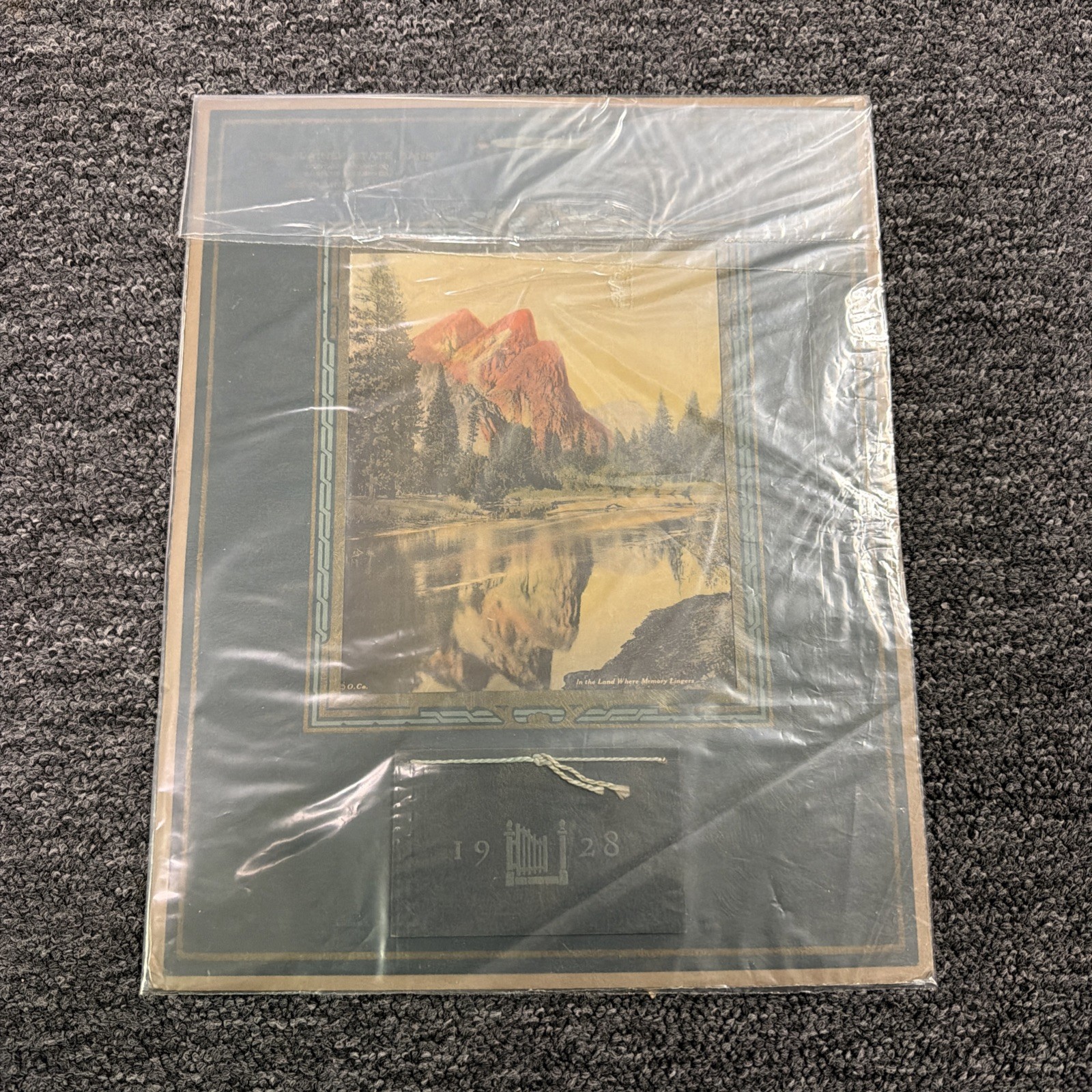 1927 Painting 2 Piece In The Land Where Memory Lingers Majesty 15’X12’ Antique 1927 Painting 2 Piece In The Land Where Memory Lingers Majesty 15’X12’ Antique