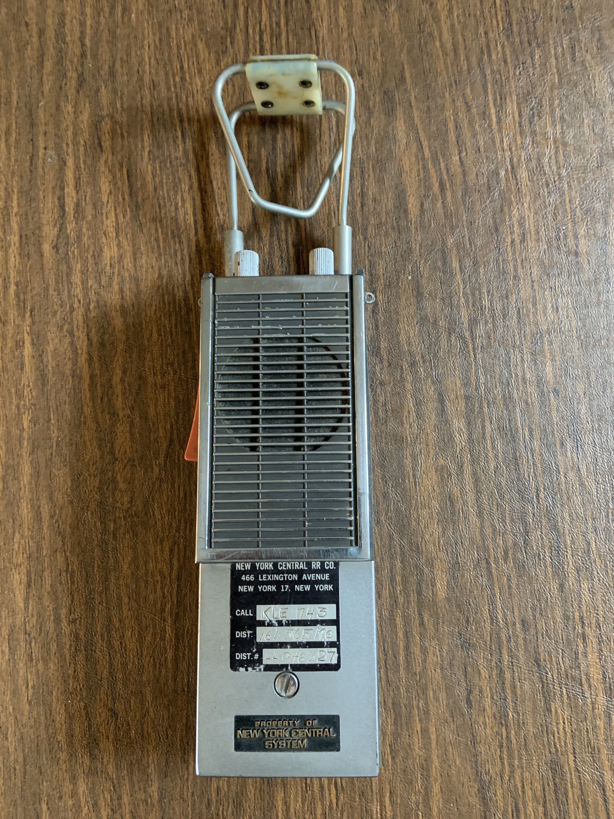 Vintage New York Central Rail Road Co Train Walkie Talkie Transportation Vintage New York Central Rail Road Co Train Walkie Talkie Transportation